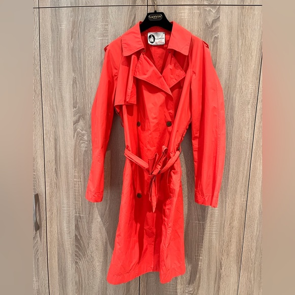 Lanvin red raincoat - Picture 2 of 9